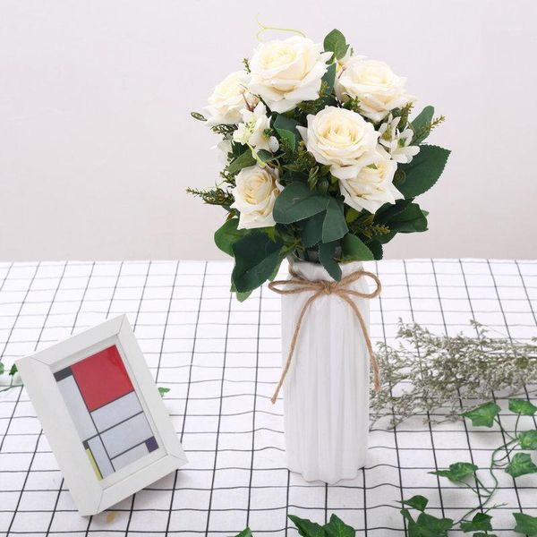 decorative flowers & wreaths colorful wholesale european style 12 heads artificial rose bouquet edge curl for living room wedding decoration
decorative flowers & wreaths colorful wholesale european style 12 heads artificial rose bouquet edge curl for living room wedding decoration