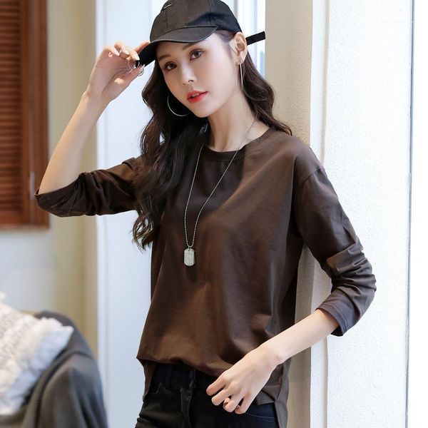 women's t-shirt t shirt female long sleeve spring summer women clothes women's clothing casual split t-shirts cotton tee plus size, White
women's t-shirt t shirt female long sleeve spring summer women clothes women's clothing casual split t-shirts cotton tee plus size, White
