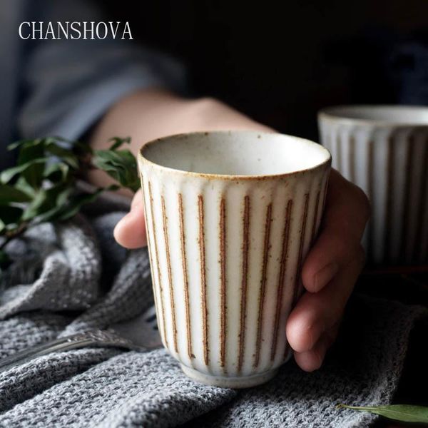 chanshova retro european style 130 ml ceramic teacup coffee cup embossed stripes small milk mug tea set china porcelain h383 bbynna 
chanshova retro european style 130 ml ceramic teacup coffee cup embossed stripes small milk mug tea set china porcelain h383 bbynna