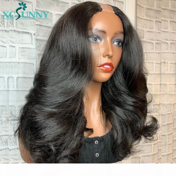 wavy u part wig human hair wigs 200 density remy brazilian hair upart wig for black women middle or side part xcsunny, Black;brown
wavy u part wig human hair wigs 200 density remy brazilian hair upart wig for black women middle or side part xcsunny, Black;brown