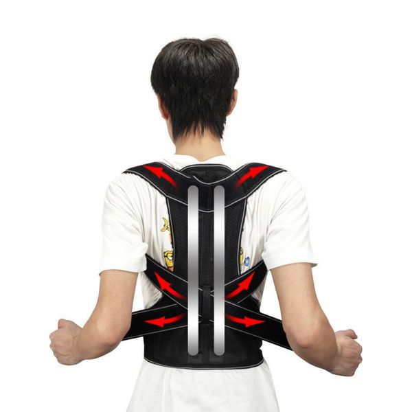back support brace posture corrector straightener men women shoulder lumbar humpback correction lower upper pain relief, Black;blue
back support brace posture corrector straightener men women shoulder lumbar humpback correction lower upper pain relief, Black;blue