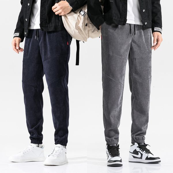 men's casual leggings, sports corduroy autumn and winter pants, harem pants, Black
men's casual leggings, sports corduroy autumn and winter pants, harem pants, Black