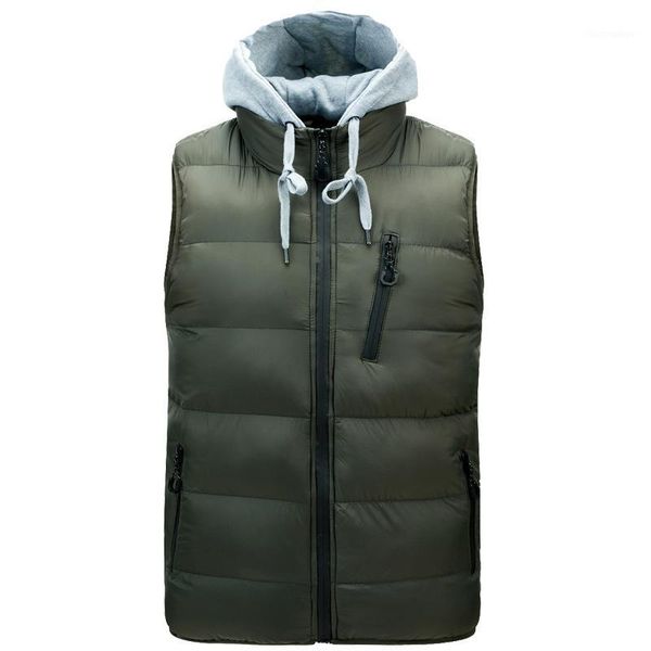 2020 mens warm vest winter casual waistcoat men autumn outwear sleeveless jackets male hooded vest detachable hat streetwear1, Black;white
2020 mens warm vest winter casual waistcoat men autumn outwear sleeveless jackets male hooded vest detachable hat streetwear1, Black;white