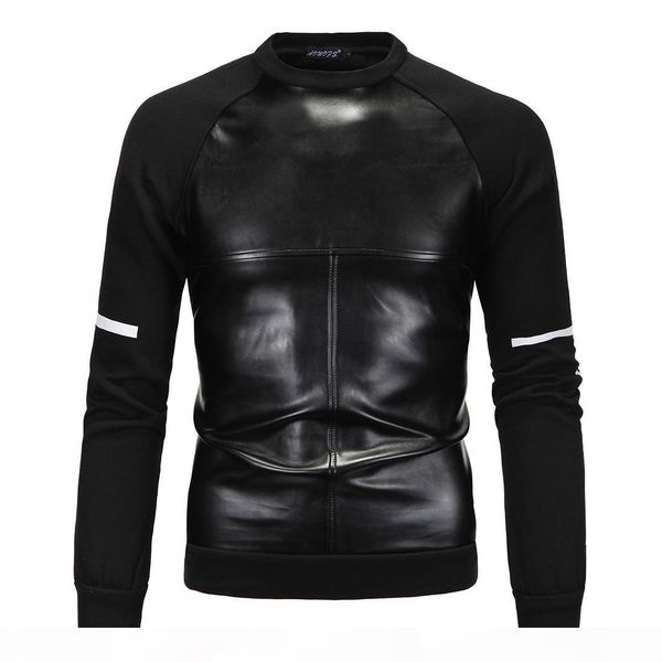 3xl hoodies men autumn pullover patchwork coat for men slim leather hoodies cross design men plus velvet sweatshirt jacket j161024, Black
3xl hoodies men autumn pullover patchwork coat for men slim leather hoodies cross design men plus velvet sweatshirt jacket j161024, Black