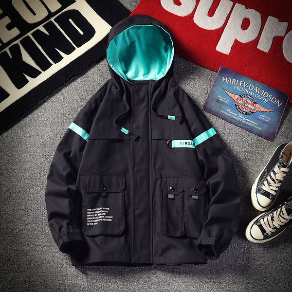 2021 new janpan style bigger pocket spring autumn black jacket men's streetwear clothes plus oversize m-5xl a80u, Black;brown
2021 new janpan style bigger pocket spring autumn black jacket men's streetwear clothes plus oversize m-5xl a80u, Black;brown