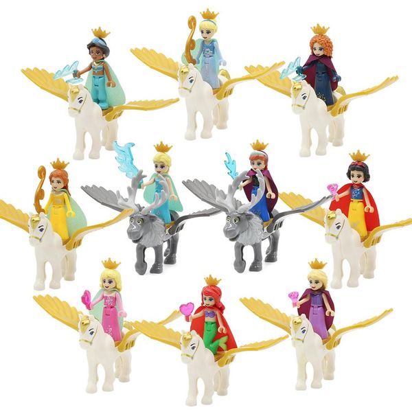 10pcs lot princess with flying horse girl mermaid cinderella doll animal figure building blocks sets models toys yxlueo xhlove
10pcs lot princess with flying horse girl mermaid cinderella doll animal figure building blocks sets models toys yxlueo xhlove
