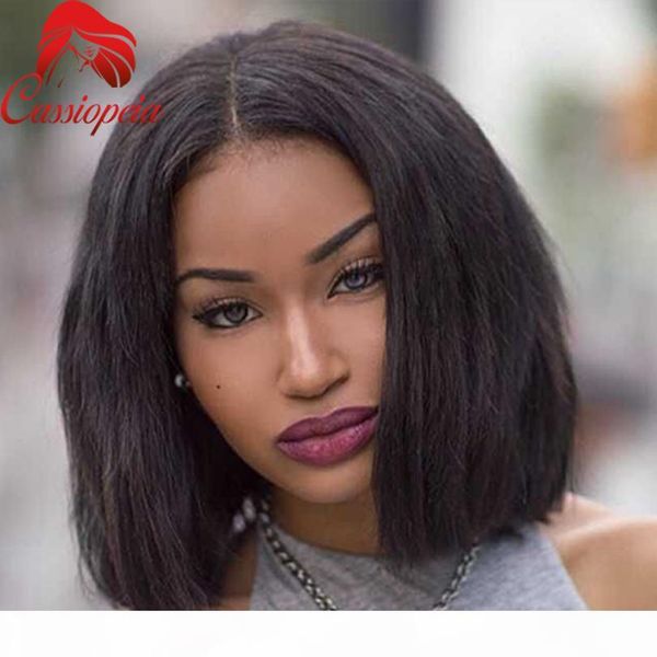 yaki straight short bob virgin human hair full lace wig middle part lace front wigs for black women brazilian hair, Black;brown
yaki straight short bob virgin human hair full lace wig middle part lace front wigs for black women brazilian hair, Black;brown