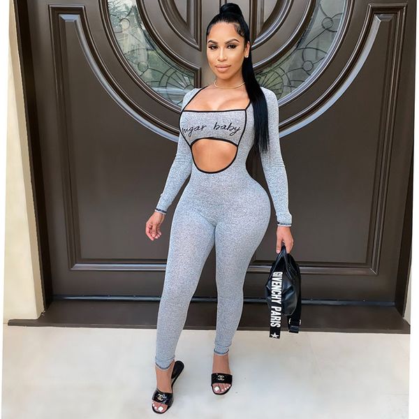 2021 autumn and winter new products europe and the united states letter printing tights jumpsuits, Black;white
2021 autumn and winter new products europe and the united states letter printing tights jumpsuits, Black;white