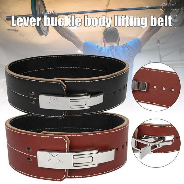 waist support fitness belt leather squat weightlifting exercise training power lifting lever buckle whshopping1, Black;gray
waist support fitness belt leather squat weightlifting exercise training power lifting lever buckle whshopping1, Black;gray
