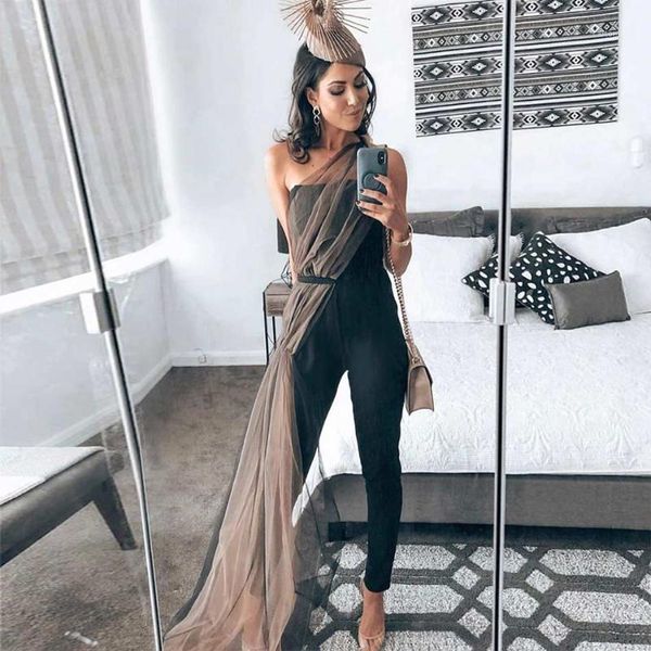 women's jumpsuits & rompers 2021 women bandage jumpsuit sleeveless one-shoulder strapless mesh night club celebrity party vestidos1, Black;white
women's jumpsuits & rompers 2021 women bandage jumpsuit sleeveless one-shoulder strapless mesh night club celebrity party vestidos1, Black;white