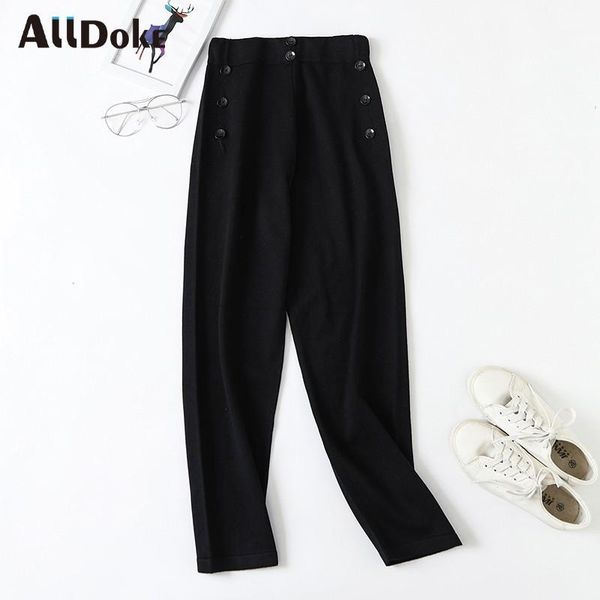 women's pants & capris alldoke high waist black casual women summer button vintage trousers femme office lady cotton harem femme1, Black;white
women's pants & capris alldoke high waist black casual women summer button vintage trousers femme office lady cotton harem femme1, Black;white
