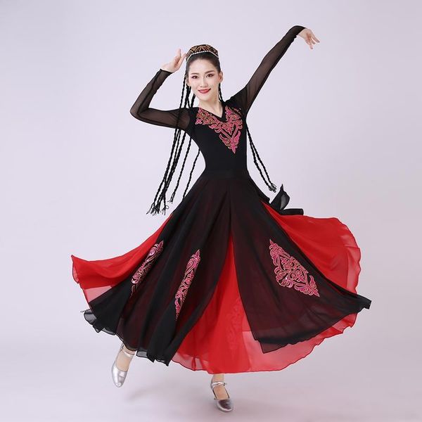 black spanish flamenco skirts women hanfu national minority dance costume cosplay rave outfit flamenco dress 540 degree dcc533, Black;red
black spanish flamenco skirts women hanfu national minority dance costume cosplay rave outfit flamenco dress 540 degree dcc533, Black;red