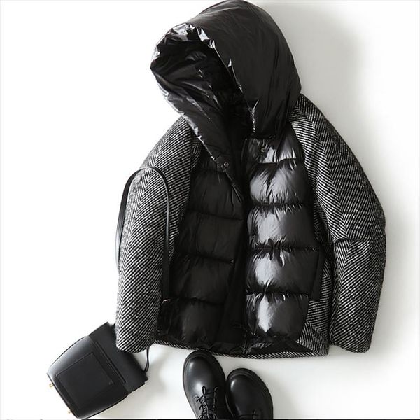 для женщин вниз пальто короткой утки вниз puffer jacket 2020 новых сыпучие зима женских ветровок снег outwear негабаритного короткие черные, Black
для женщин вниз пальто короткой утки вниз puffer jacket 2020 новых сыпучие зима женских ветровок снег outwear негабаритного короткие черные, Black