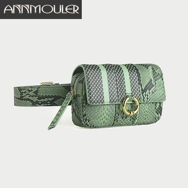 annmouler fashion women waist bag pu leather fanny pack serpentine waist pack designer belt bag hip phone
annmouler fashion women waist bag pu leather fanny pack serpentine waist pack designer belt bag hip phone