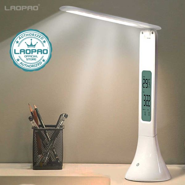 led desk lamp foldable dimmable touch table lamp with calendar temperature alarm clock table light night lights laopao 1020
led desk lamp foldable dimmable touch table lamp with calendar temperature alarm clock table light night lights laopao 1020