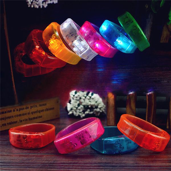 led flashing bracelet light up bracelet activated glow in dark flash bangle luminous bracelet for party
led flashing bracelet light up bracelet activated glow in dark flash bangle luminous bracelet for party