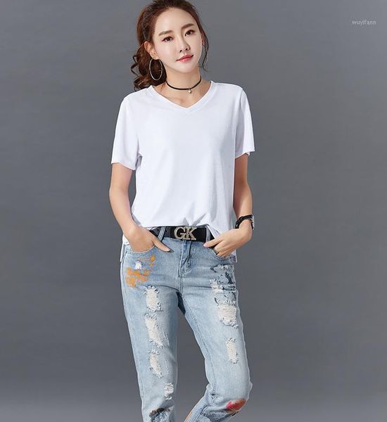 short sleeve t shirt women's 2020 clothing casual ladies autumn winter tees plus size gray t-shirt women1, White
short sleeve t shirt women's 2020 clothing casual ladies autumn winter tees plus size gray t-shirt women1, White
