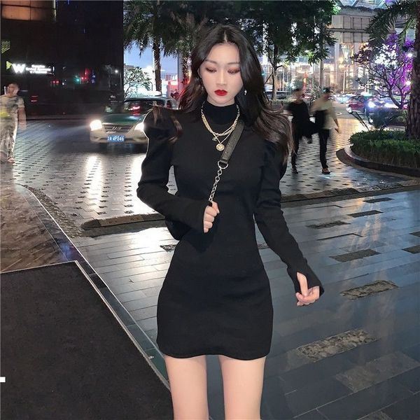 new fashion 2021 crochets black slices spring from vintage the neck puff manga bodycon party dress y263 4i94, Black;gray
new fashion 2021 crochets black slices spring from vintage the neck puff manga bodycon party dress y263 4i94, Black;gray