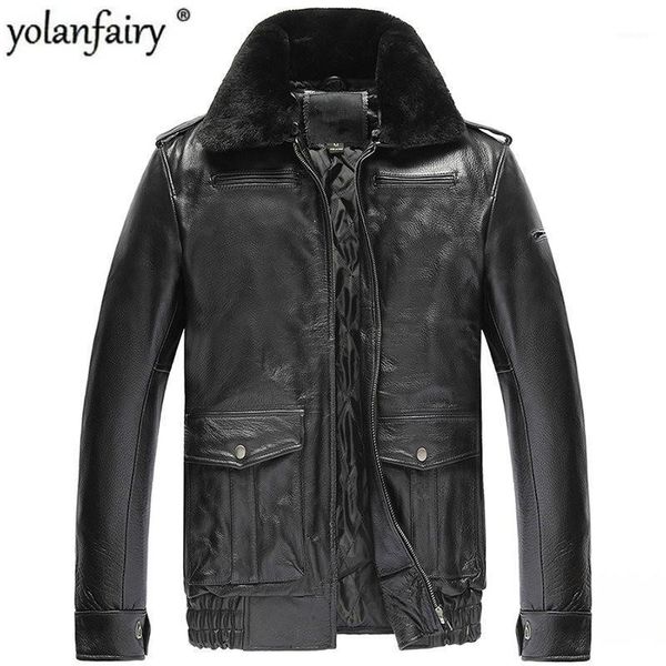 yolanfairy genuine leather jacket men cow leather down cotton autumn winter warm thick flight jacket plus size coat 19-812 mf6041, Black
yolanfairy genuine leather jacket men cow leather down cotton autumn winter warm thick flight jacket plus size coat 19-812 mf6041, Black