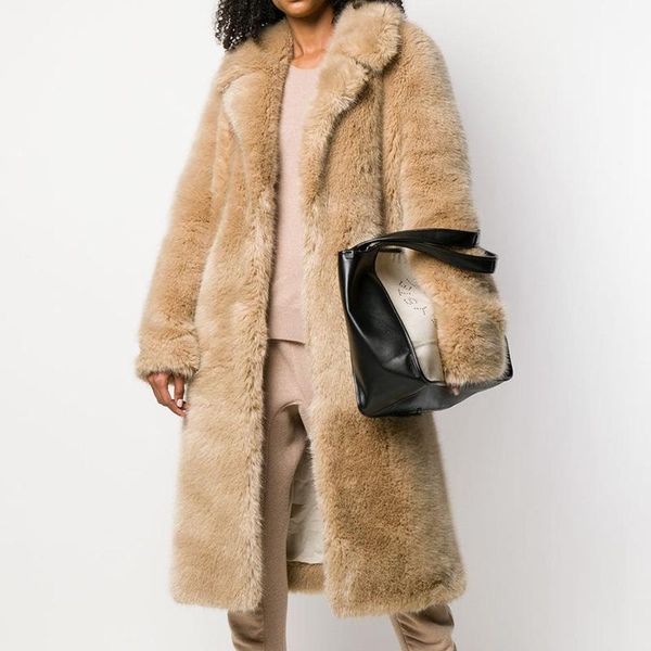 women's fur & faux cp jacket women fashion tailored collar coat casual pockets artificial female ladies cp1521, Black
women's fur & faux cp jacket women fashion tailored collar coat casual pockets artificial female ladies cp1521, Black