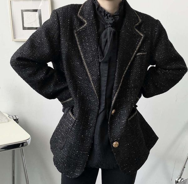 spring and autumn small fragrance korean slim suit trend young men's leisure thickened coat winter men long on sale, Black
spring and autumn small fragrance korean slim suit trend young men's leisure thickened coat winter men long on sale, Black