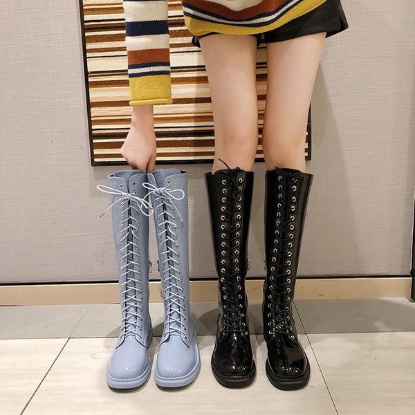 autumn platform shoes women high boots cross-tied brand ladies long boots knee high white female botas mujer black
autumn platform shoes women high boots cross-tied brand ladies long boots knee high white female botas mujer black