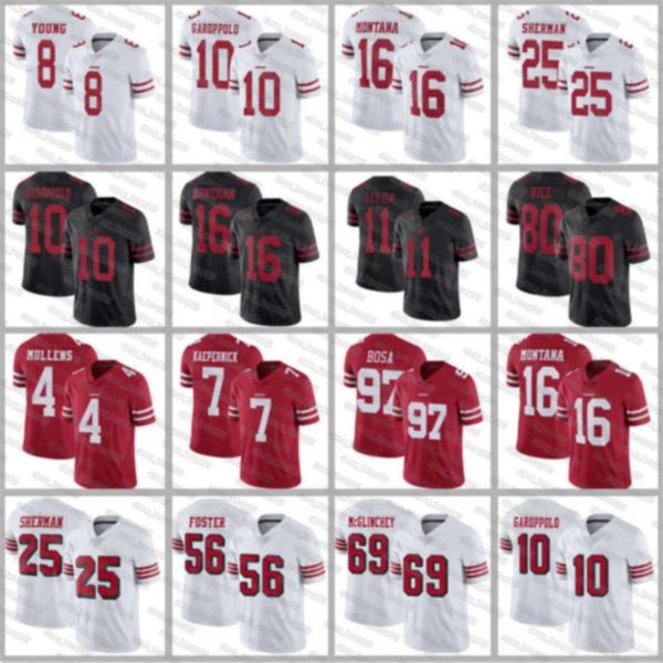 2020 new 10 jimmy garoppolo 2020 jerseys 97 nick bosa 85 george kittle 80 jerry rice 56 reuben foster 16 joe montana football jerseys, Black;red
2020 new 10 jimmy garoppolo 2020 jerseys 97 nick bosa 85 george kittle 80 jerry rice 56 reuben foster 16 joe montana football jerseys, Black;red