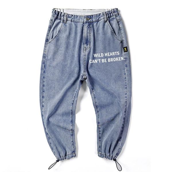 men's jeans men loose printed cropped denim large size youth casual long pants spring and summer, Blue
men's jeans men loose printed cropped denim large size youth casual long pants spring and summer, Blue