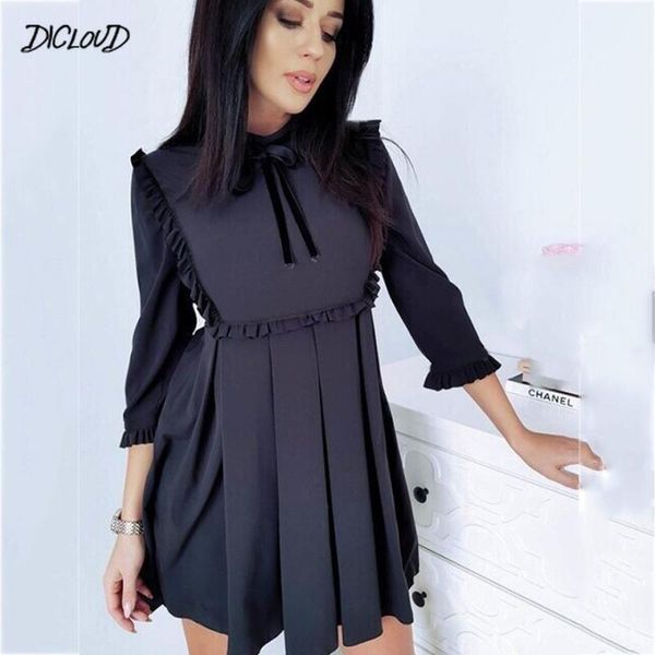 dicloud elegant pleated dress women fashion vintage office ladies dresses 2020 pink black casual plus size mini dress vestidos, Black;gray
dicloud elegant pleated dress women fashion vintage office ladies dresses 2020 pink black casual plus size mini dress vestidos, Black;gray