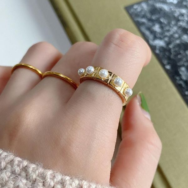 cluster rings 925 sterling silver ring fashion simple round zircon checkered pearl temperament wild female girl hand jewelry1, Golden;silver
cluster rings 925 sterling silver ring fashion simple round zircon checkered pearl temperament wild female girl hand jewelry1, Golden;silver