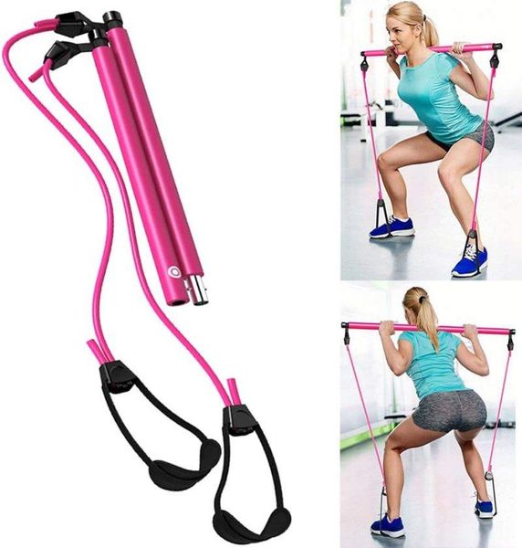 resistance bands portable pilates bar kit with adjustable band for different height, home gym exercise stick yoga foot loop
resistance bands portable pilates bar kit with adjustable band for different height, home gym exercise stick yoga foot loop