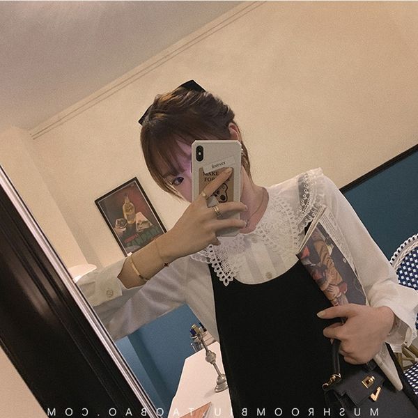 2020 autumn женской одежда bach конвенция западной doll shirtlace shirtstyle возраст снижающего костюм из двух частей кружева рубашки куклы, Gray
2020 autumn женской одежда bach конвенция западной doll shirtlace shirtstyle возраст снижающего костюм из двух частей кружева рубашки куклы, Gray