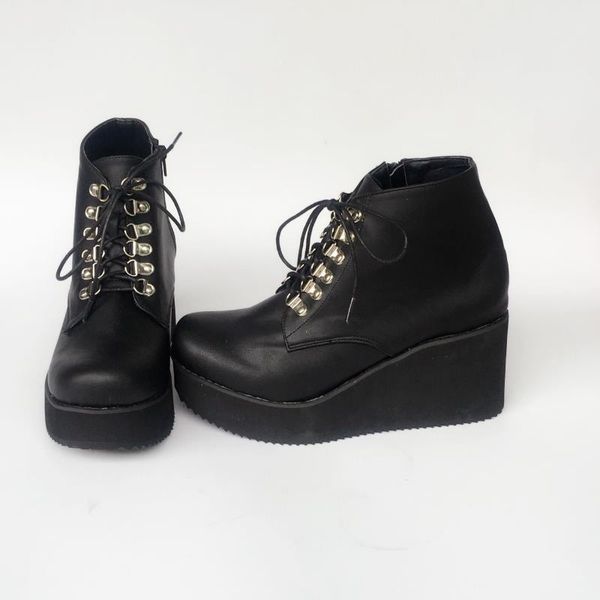 boots princess sweet punk shoes customized summer muffin high europe and america simple luxurious fashion women an7564, Black
boots princess sweet punk shoes customized summer muffin high europe and america simple luxurious fashion women an7564, Black