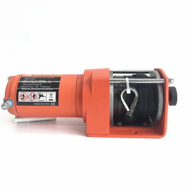 lifting tools & accessories winch car 12v remote control set electric 3000lb heavy duty atv trailer high strength nylon rope