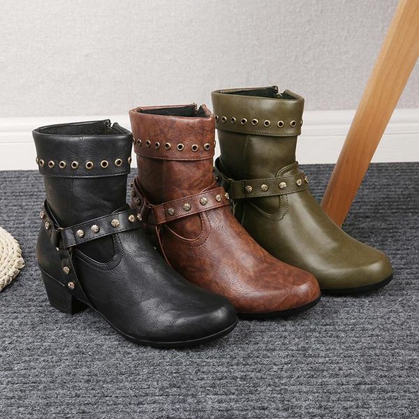 fashion ankle boots for women studded martin boots women autumn winter plus size fashion shoes footwear, Black
fashion ankle boots for women studded martin boots women autumn winter plus size fashion shoes footwear, Black