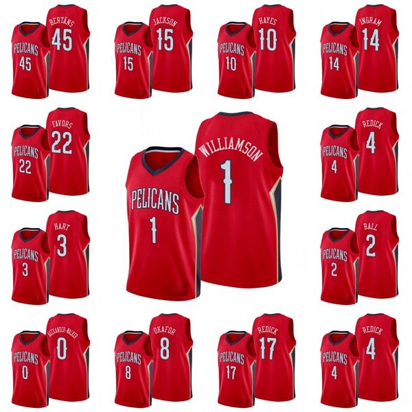 men zion williamson dairis bertans frank jackson jaxson hayes nikola mirotic j.j. redick jersey, Black
men zion williamson dairis bertans frank jackson jaxson hayes nikola mirotic j.j. redick jersey, Black