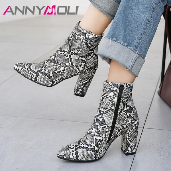 annymoli women short boots shoes zipper super high heel ladies boots pointed toe chunky heels ankle autumn green size 46, Black
annymoli women short boots shoes zipper super high heel ladies boots pointed toe chunky heels ankle autumn green size 46, Black