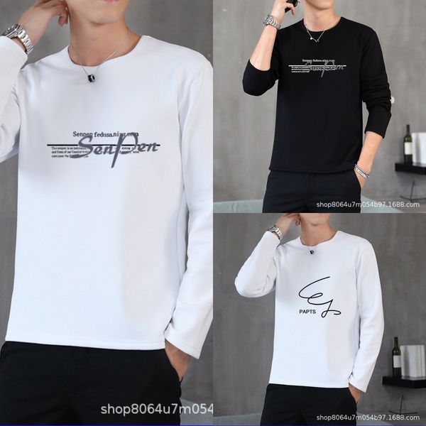 gnrq4 sleeve and long men's spring t-shirt autumn new slim casual round collar clothing trend t-shirt clothingclothing print bottoming, Blue
gnrq4 sleeve and long men's spring t-shirt autumn new slim casual round collar clothing trend t-shirt clothingclothing print bottoming, Blue