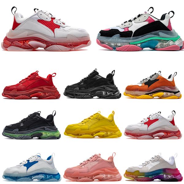 flats fashion triple s crystal luxury bottoms mens womens casual shoes paris 17fw sneakers vintage dad platform women trainers, Black
flats fashion triple s crystal luxury bottoms mens womens casual shoes paris 17fw sneakers vintage dad platform women trainers, Black