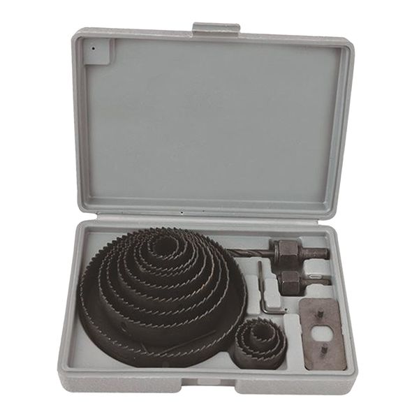 hole saw set, 16 pcs hole saw kit with saw blades, mandrels, installation plate, hex key 19mm - 127mm for soft wood, pvc board and more
hole saw set, 16 pcs hole saw kit with saw blades, mandrels, installation plate, hex key 19mm - 127mm for soft wood, pvc board and more