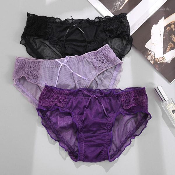 transparent lace panties bowknot decor net yarn fashion perspective underwear comfort female briefs underpants1, Black;pink
transparent lace panties bowknot decor net yarn fashion perspective underwear comfort female briefs underpants1, Black;pink