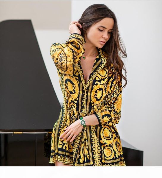 new popular women shirt dress fashion vintage print ladies robe femme summer woman dress, Black;gray
new popular women shirt dress fashion vintage print ladies robe femme summer woman dress, Black;gray