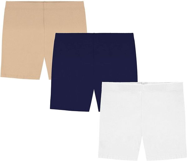 my way girls' super value wear solid cotton cycling shorts (3-piece) - size 2-16
my way girls' super value wear solid cotton cycling shorts (3-piece) - size 2-16