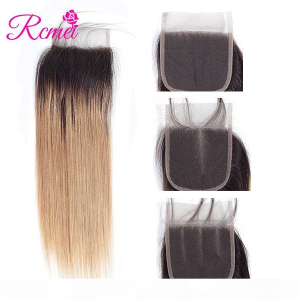 rcmei 4*4 lace closure brazialin straight hair middle three part t1b 27 ombre color closure 10-20 inch, Black;brown
rcmei 4*4 lace closure brazialin straight hair middle three part t1b 27 ombre color closure 10-20 inch, Black;brown