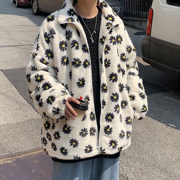 winter thick lamb wool jacket men's parka warm fashion casual flower coat men wild loose korean short coat mens clothes m-xl1, Black
winter thick lamb wool jacket men's parka warm fashion casual flower coat men wild loose korean short coat mens clothes m-xl1, Black