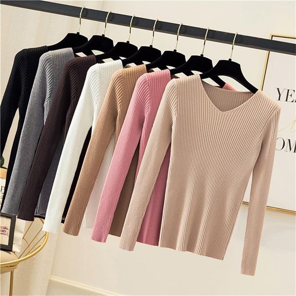 gumprun women sweater 2019 winter slim tight fashion wild vintage knitted v neck womens fall soft warm striped pullovers, White;black
gumprun women sweater 2019 winter slim tight fashion wild vintage knitted v neck womens fall soft warm striped pullovers, White;black