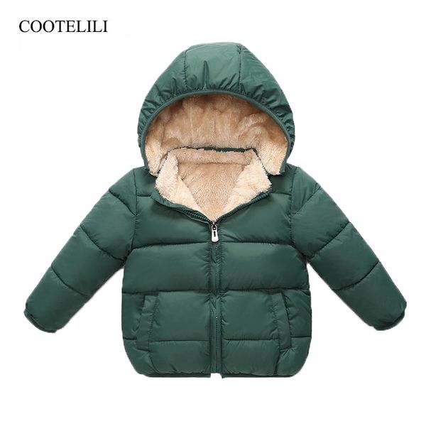 cootelili fleece winter parkas kids jackets for girls boys warm thick velvet children's coat baby outerwear infant overcoat lj200815, Blue;gray
cootelili fleece winter parkas kids jackets for girls boys warm thick velvet children's coat baby outerwear infant overcoat lj200815, Blue;gray