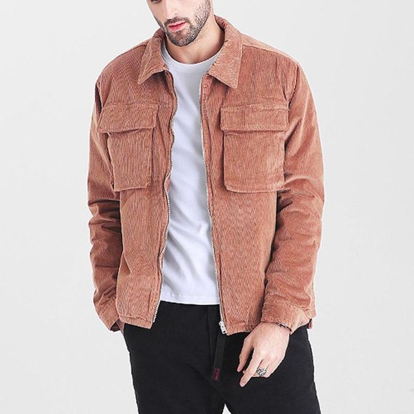 mens new corduroy pure color fashion leisure jacket coats lapel double jacket chest pocket hip hop, Black;brown
mens new corduroy pure color fashion leisure jacket coats lapel double jacket chest pocket hip hop, Black;brown