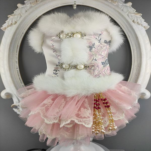 handmade dog apparel clothes chinese brocade padded jacket coat dress fur collar embroidery lace skirt pet cat winter
handmade dog apparel clothes chinese brocade padded jacket coat dress fur collar embroidery lace skirt pet cat winter