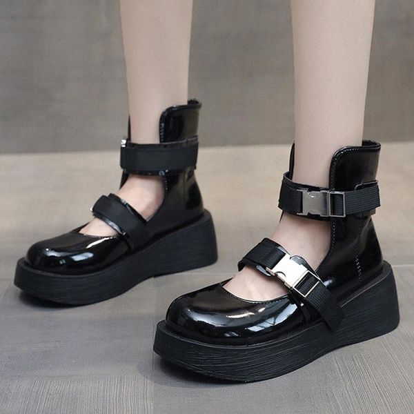 rimocy patent leather wedges shoes for women fashion double buckle platform pumps woman casual hollow out mary jane shoes 2020 #oh7m
rimocy patent leather wedges shoes for women fashion double buckle platform pumps woman casual hollow out mary jane shoes 2020 #oh7m